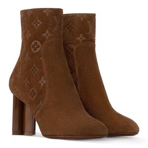 NWOT Louis Vuitton Silhouette Ankle Boot - Marron